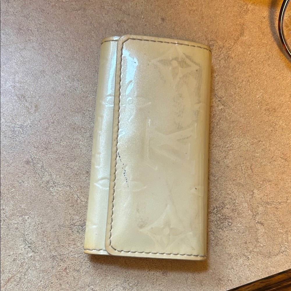 Louis Vuitton Beige Monogram Key Case